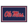 4' x 6' University of Mississippi (Ole Miss) Blue Rectangle Rug