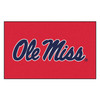 59.5" x 94.5" University of Mississippi (Ole Miss) Red Rectangle Ulti Mat