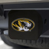 University of Missouri Hitch Cover - Color on Black