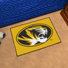 19" x 30" University of Missouri Yellow Rectangle Starter Mat