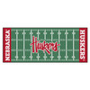30" x 72" University of Nebraska Huskers Logo Football Field Rectangle Runner Mat