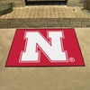 33.75" x 42.5" University of Nebraska All Star Red Rectangle Mat