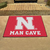 33.75" x 42.5" University of Nebraska Red Man Cave All-Star Rectangle Mat