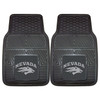University of Nevada Heavy Duty Vinyl Front Black Car Mat, Set of 2