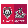 33.75" x 42.5" New Mexico / New Mexico State House Divided Rectangle Mat