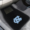 University of North Carolina Embroidered Black Car Mat, Set of 2