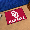 19" x 30" University of Oklahoma Man Cave Starter Red Rectangle Mat