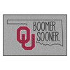 19" x 30" University of Oklahoma Southern Style Gray Rectangle Starter Mat