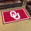 4' x 6' University of Oklahoma OU Logo Red Rectangle Rug