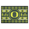 19" x 30" University of Oregon Holiday Sweater Green Rectangle Starter Mat