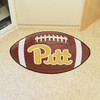 20.5" x 32.5" University of Pittsburgh Football Shape Mat