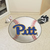 27" University of Pittsburgh Baseball Style Round Mat