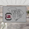 19" x 30" University of South Carolina Southern Style Gray Rectangle Starter Mat