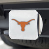 University of Texas Color Hitch Cover - Chrome