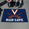 59.5" x 94.5" University of Virginia Man Cave Navy Blue Rectangle Ulti Mat
