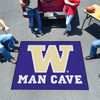 59.5" x 71" University of Washington Man Cave Tailgater Purple Rectangle Mat