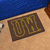 19" x 30" University of Wyoming Brown Rectangle Starter Mat