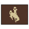 59.5" x 71" University of Wyoming Cowboys Brown Tailgater Mat