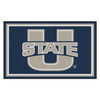 4' x 6' Utah State University Navy Blue Rectangle Rug