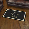 3' x 5' Vanderbilt University Black Rectangle Rug