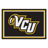 5' x 8' Virginia Commonwealth University Black Rectangle Rug