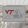 19" x 30" Virginia Tech Southern Style Gray Rectangle Starter Mat