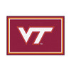 5' x 8' Virginia Tech Maroon Rectangle Rug