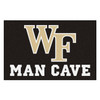 19" x 30" Wake Forest University Man Cave Starter Black Rectangle Mat