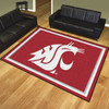 8' x 10' Washington State University Red Rectangle Rug