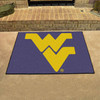 33.75" x 42.5" West Virginia University All Star Navy Blue Rectangle Mat