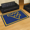 5' x 8' West Virginia University Navy Blue Rectangle Rug