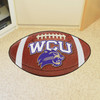 20.5" x 32.5" Western Carolina University Football Shape Mat