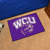 19" x 30" Western Carolina University Purple Rectangle Starter Mat