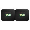 Wright State University Heavy Duty Vinyl Car Utility Mats, Set of 2