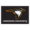 19" x 30" Anderson University (IN) Black Rectangle Starter Mat