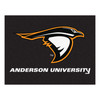 33.75" x 42.5" Anderson University (IN) All Star Black Rectangle Mat