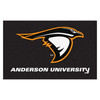 59.5" x 94.5" Anderson University (IN) Black Rectangle Ulti Mat