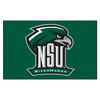 59.5" x 94.5" Northeastern State University Green Rectangle Ulti Mat