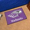 19" x 30" University of Wisconsin-Whitewater Purple Rectangle Starter Mat