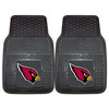 Arizona Cardinals Black Vinyl Car Mat, Set of 2