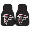 Atlanta Falcons Black Carpet Car Mat, Set of 2