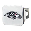 Baltimore Ravens Hitch Cover - Chrome on Chrome