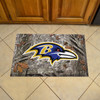 19" x 30" Baltimore Ravens Rectangle Camo Scraper Mat