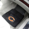 Chicago Bears Black Vinyl Car Mat, Set of 2