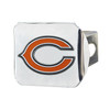 Chicago Bears Hitch Cover - Orange on Chrome