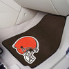 Cleveland Browns Brown Carpet Car Mat, Set of 2