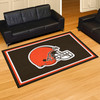 59.5" x 88" Cleveland Browns Brown Rectangle Rug