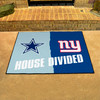 33.75" x 42.5" Cowboys / Giants House Divided Rectangle Mat