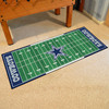 30" x 72" Dallas Cowboys Football Field Rectangle Runner Mat
