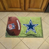 19" x 30" Dallas Cowboys Rectangle Photo Scraper Mat